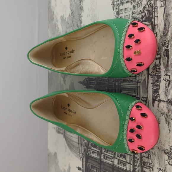 Kate Spade New York Watermelon Flats | Size 7.5 - Picture 4 of 7